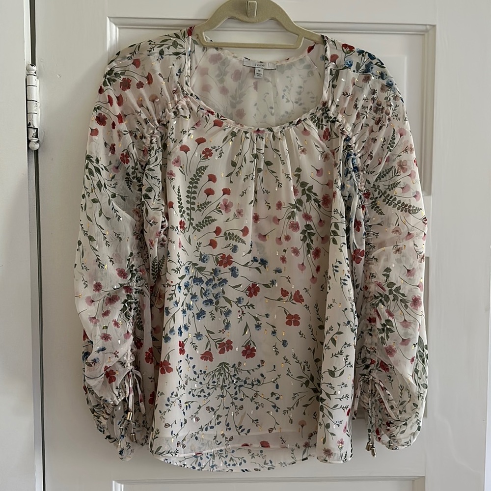 Floral Joie long sleeve blouse